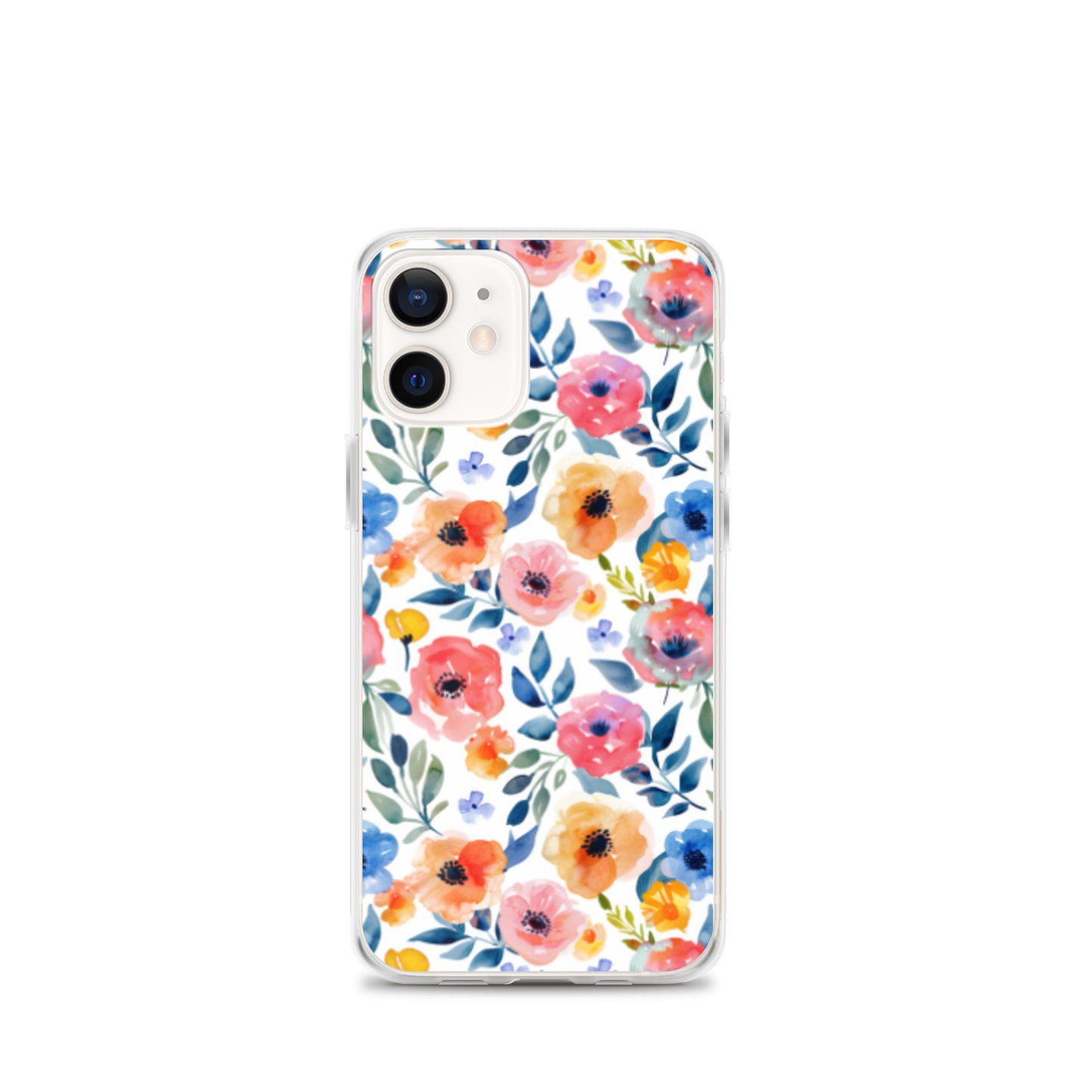 iPhone Case Colorful Watercolor Floral Pattern
