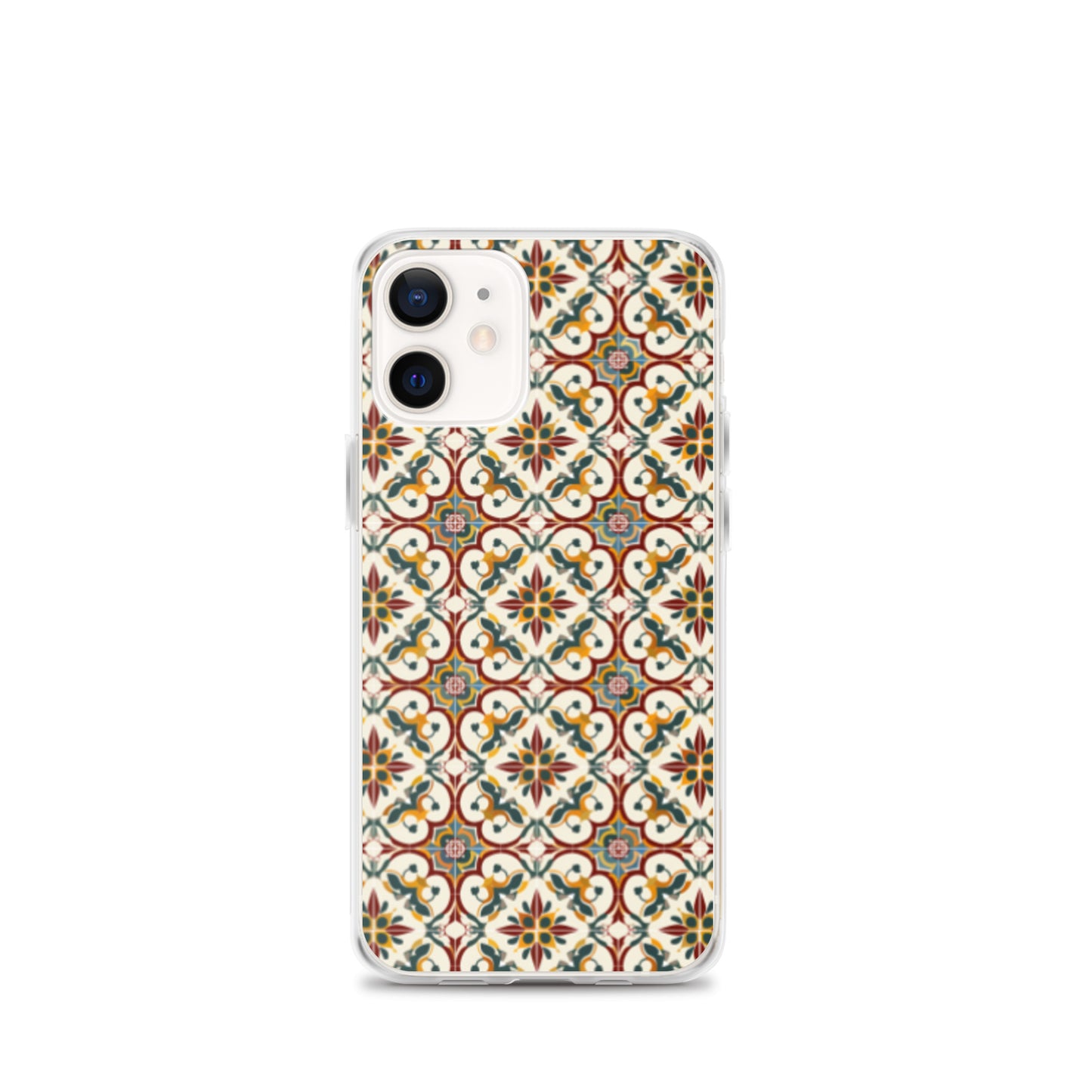 iPhone Case Classic Victorian Tile Red