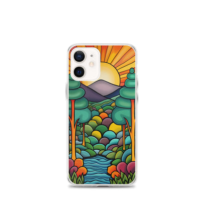 iPhone Case Arkley Sunrise over Mountains and Forest