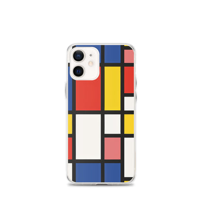 iPhone Case Colorful De Stijl