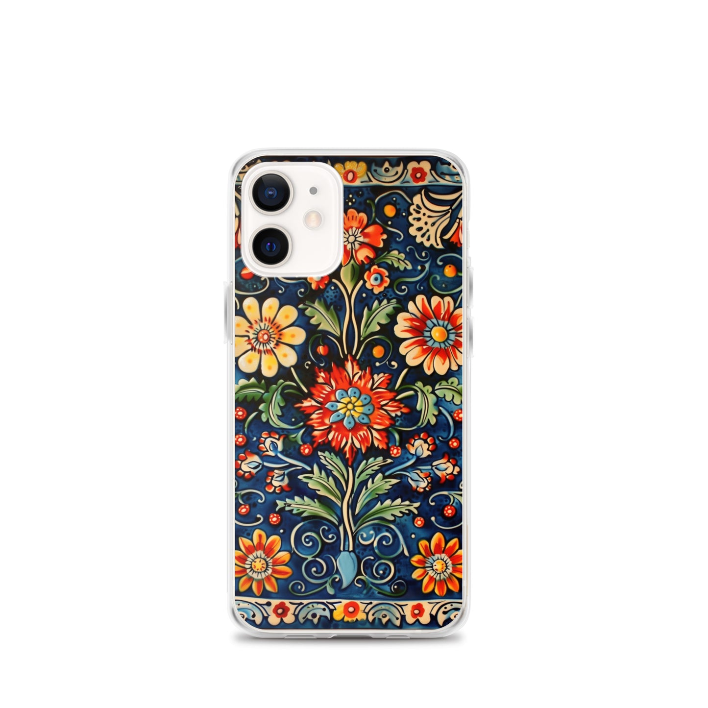 iPhone Case Colorful Flowers Boleslawiec Pottery Tile