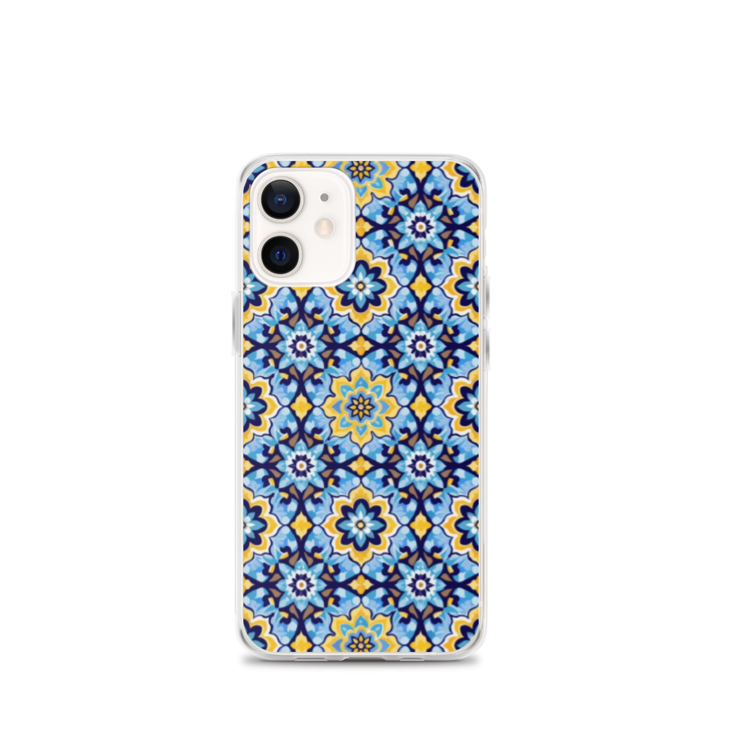iPhone Case Kashi Tiles Yellow & Light Blue