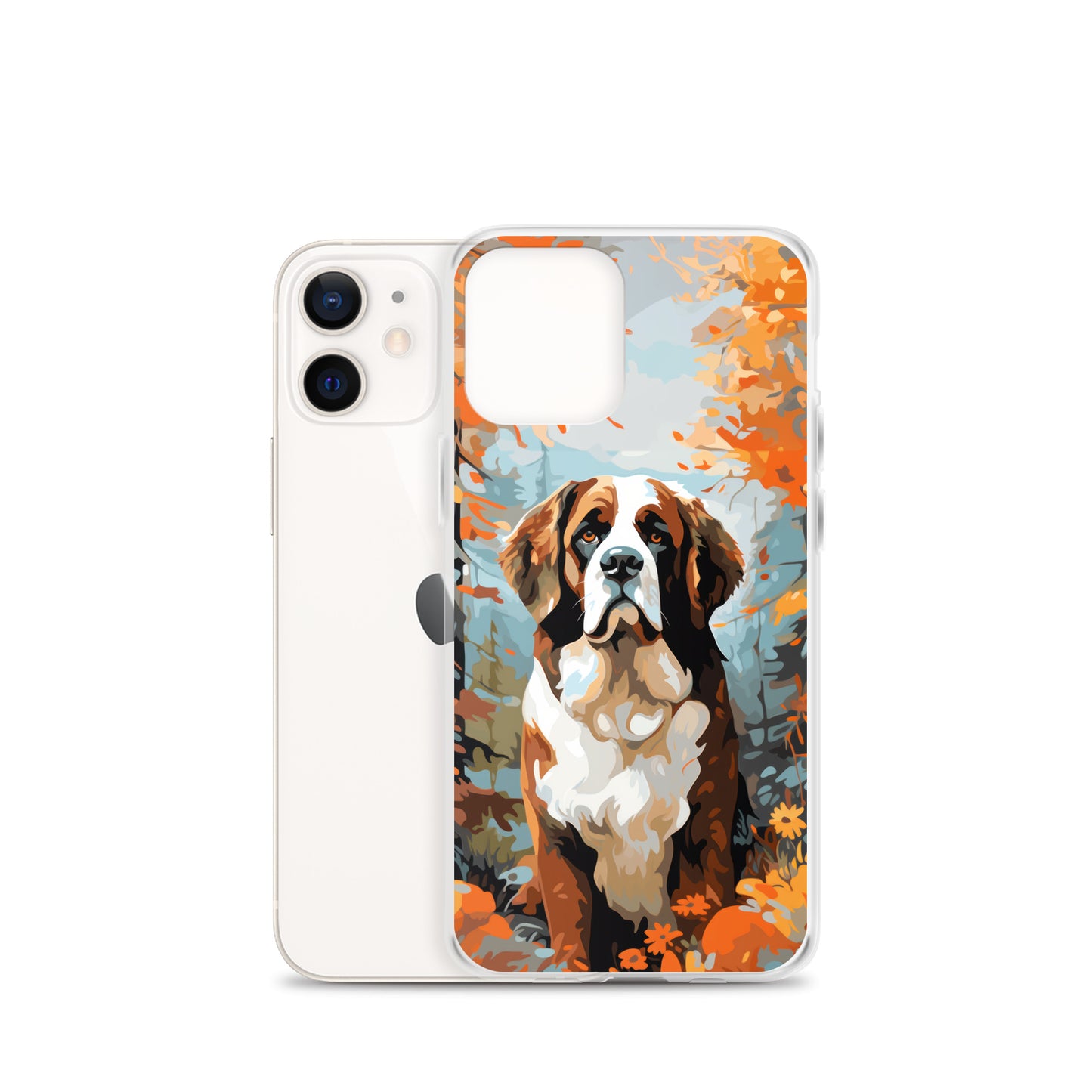 iPhone Case Painted St. Bernard