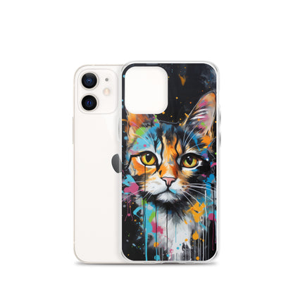 Graffiti Calico Cat iPhone Case
