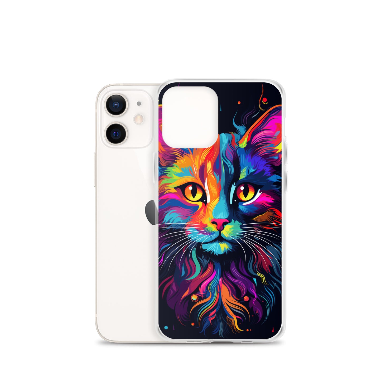 Day Glo Cat iPhone Case