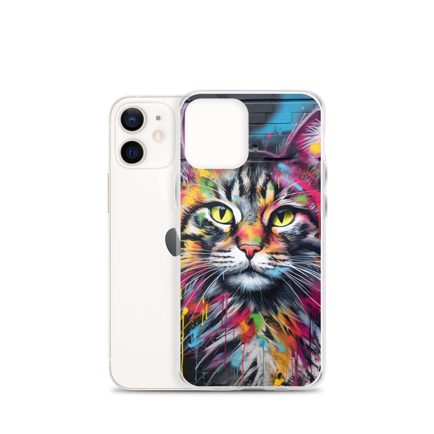 Graffiti Cat iPhone Case