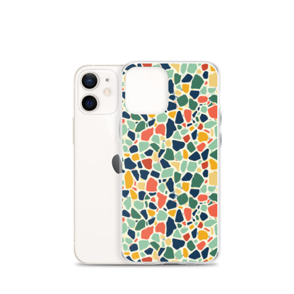 iPhone Case Colorful Retro Terrazzo Tile