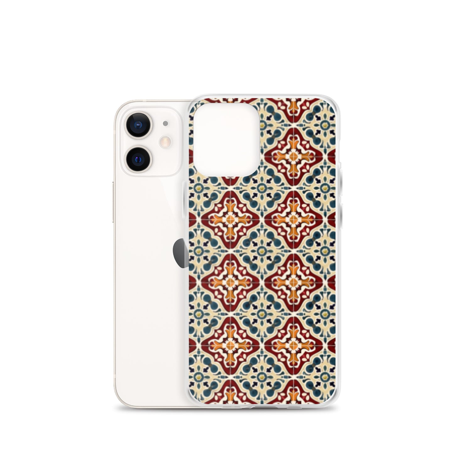 iPhone Case Classic Encaustic Tile Red