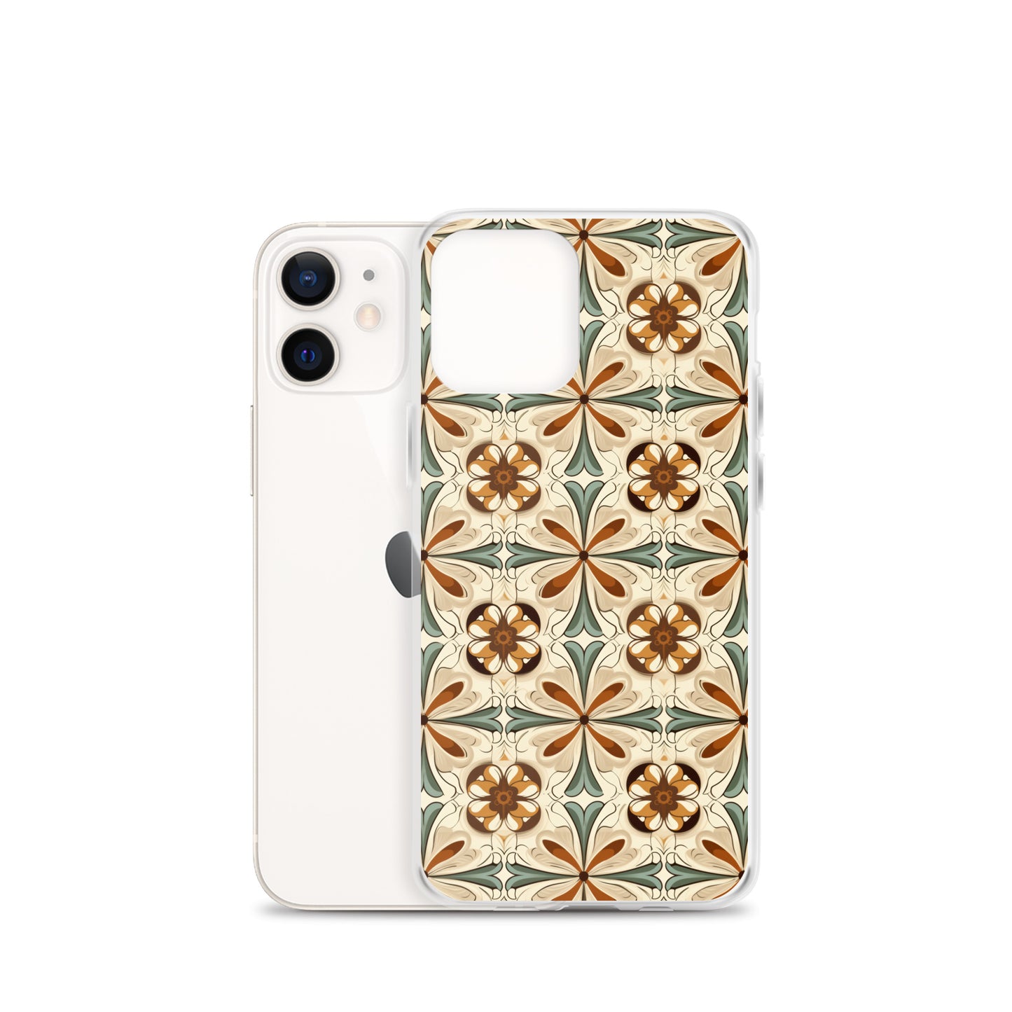 iPhone Case Ornate Leaves Tile