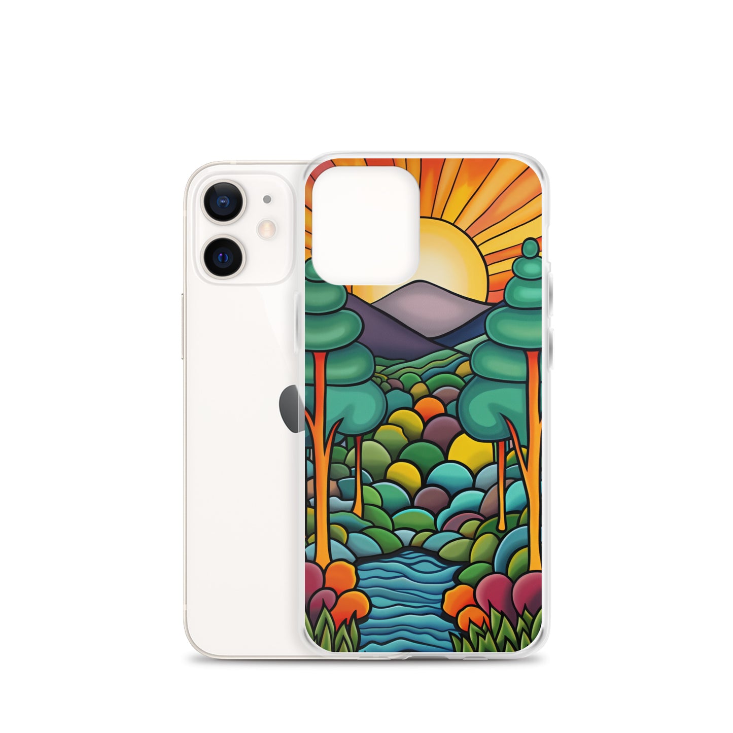iPhone Case Arkley Sunrise over Mountains and Forest