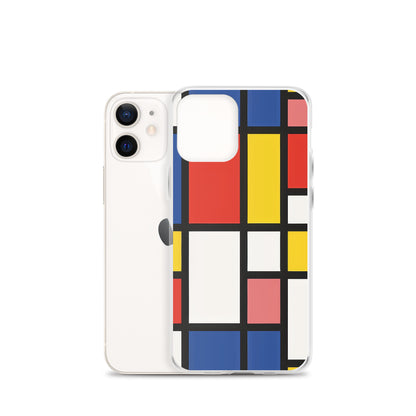iPhone Case Colorful De Stijl