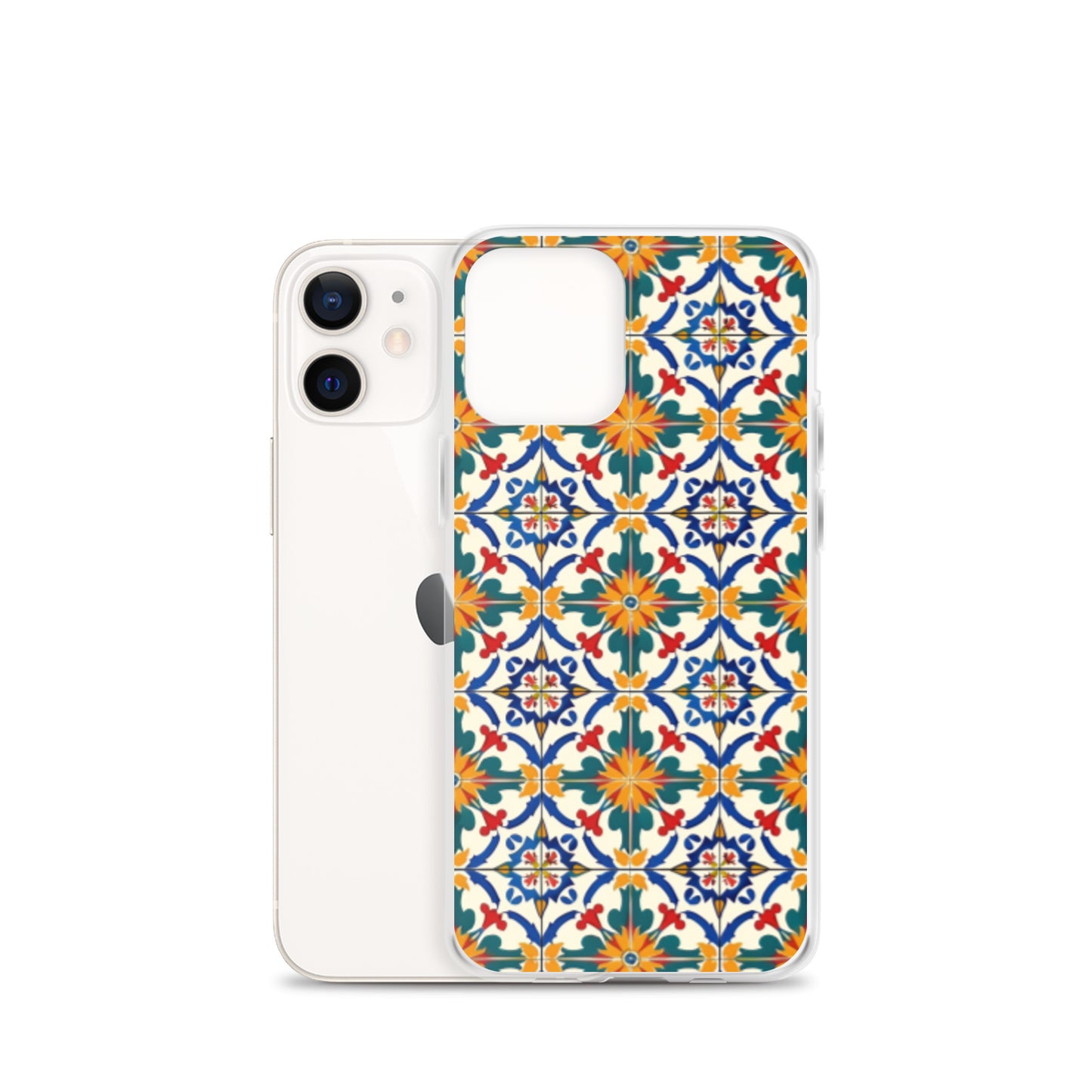 iPhone Case Colorful Yellow & Green Mediterranean Tiles