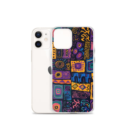 iPhone Case Colorful Yemanja Pattern
