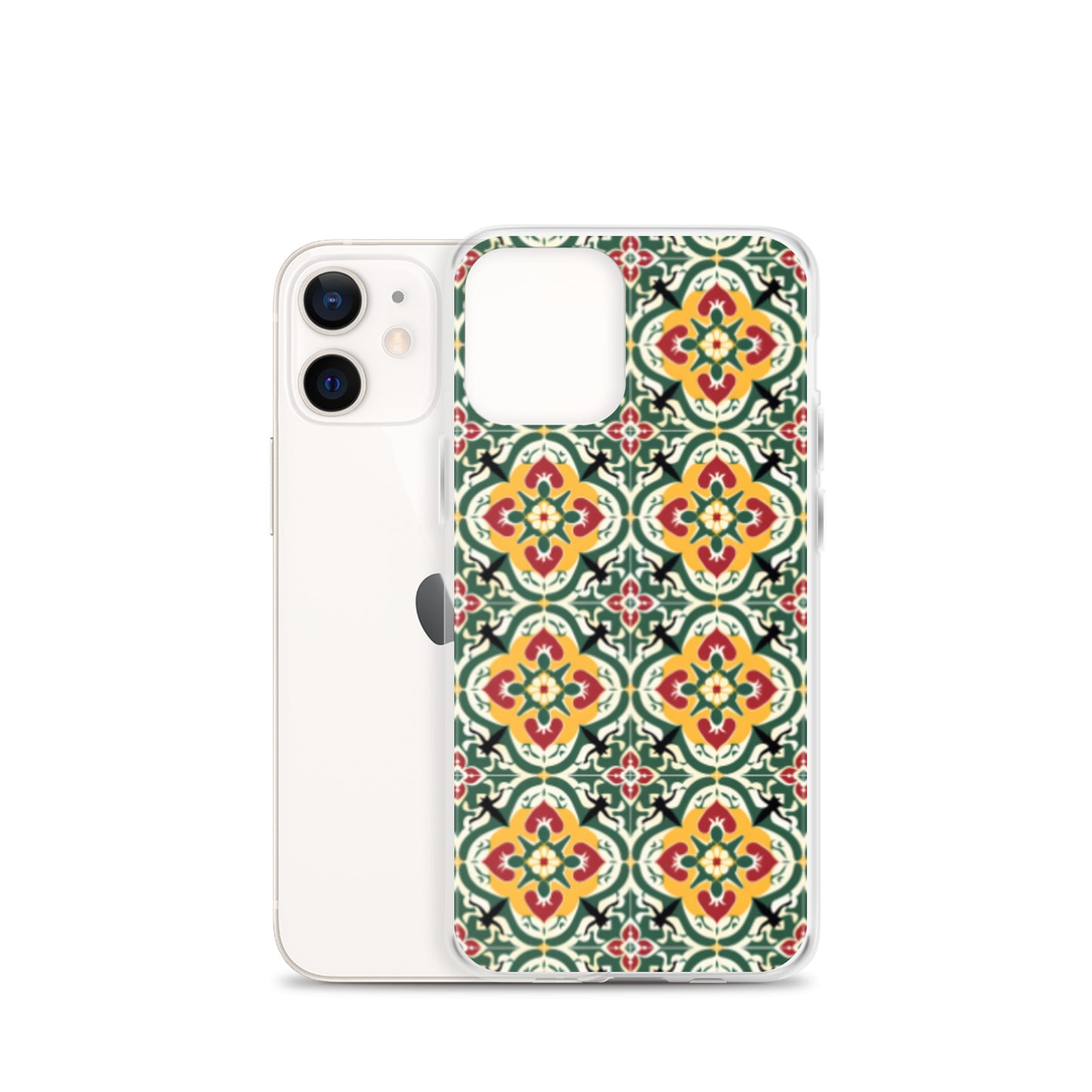 iPhone Case Colorful Traditional Maltese Cement Tile Pattern