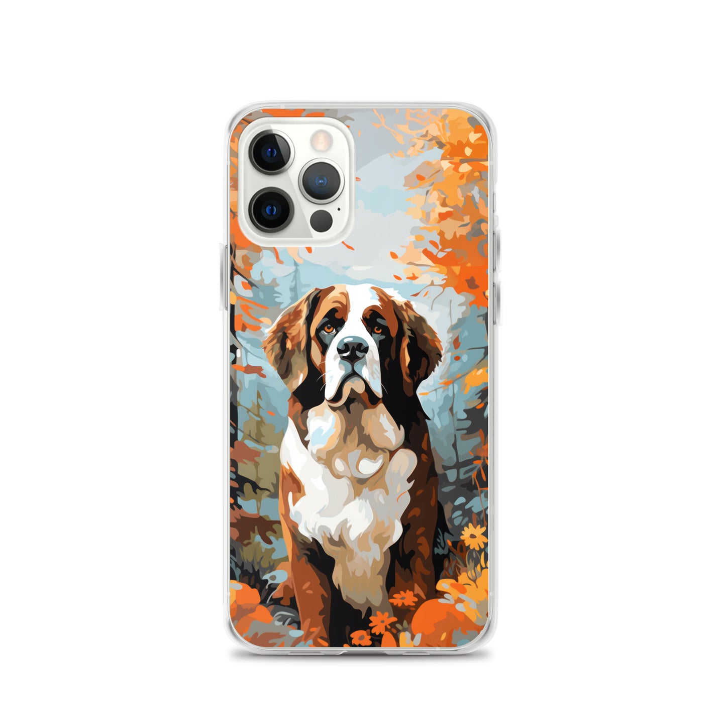iPhone Case Painted St. Bernard