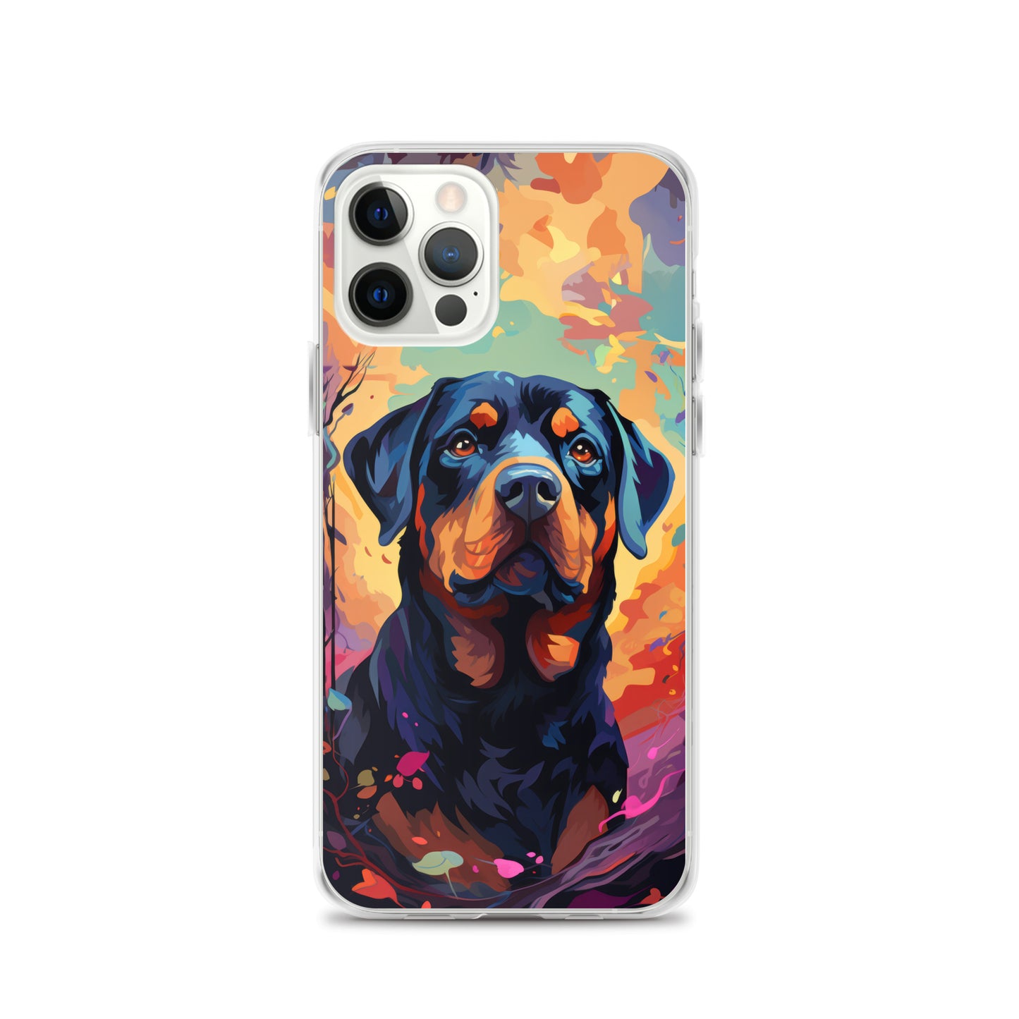 iPhone Case Painted Rottweiler