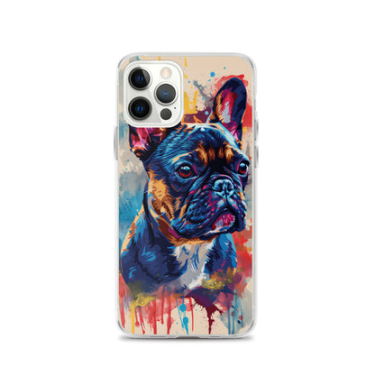 Painted French Bulldog iPhone Case