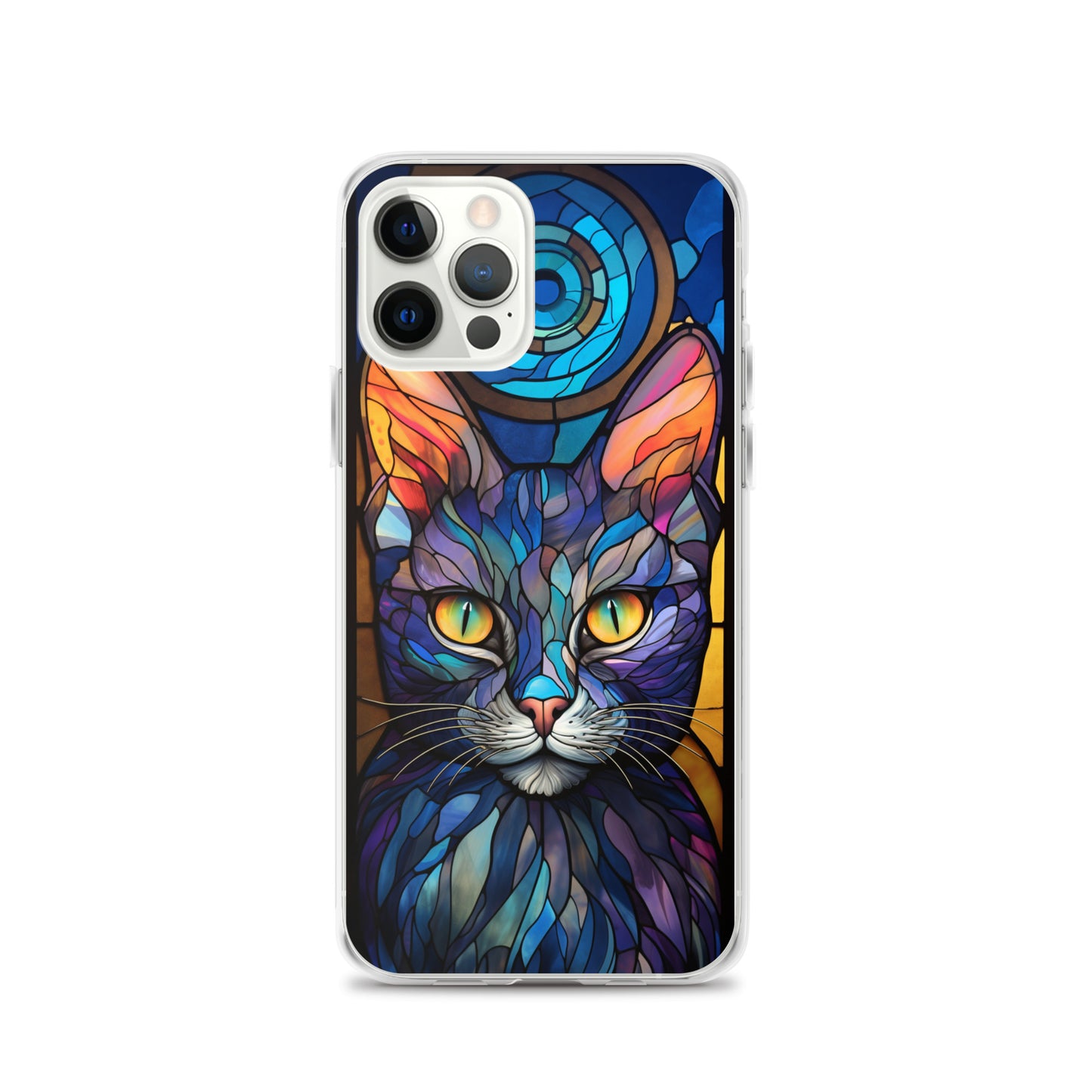 Stained Glass Cat iPhone Case