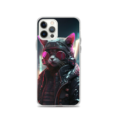Cyberpunk Kitty Cat iPhone Case
