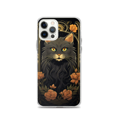 Art Nouveau Cat iPhone Case