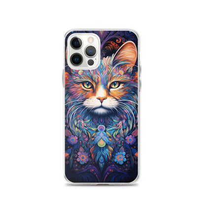 Psychedelic Cat #2 iPhone Case