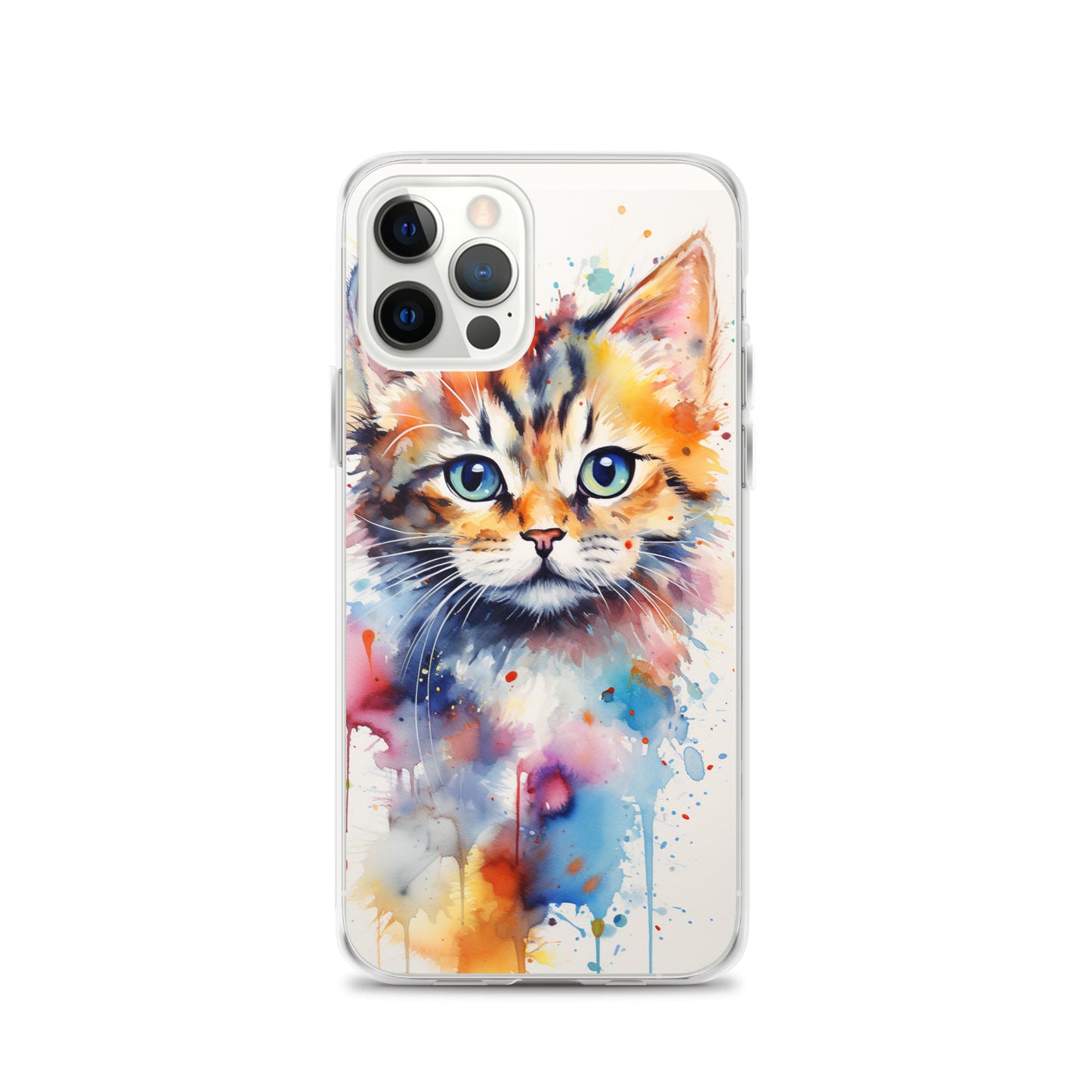 Watercolor Kitty Cat iPhone Case