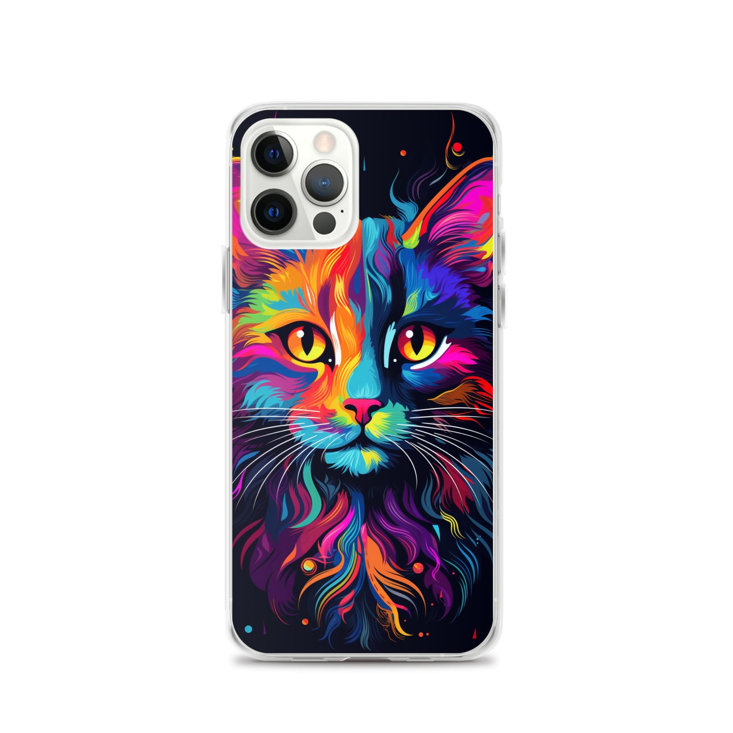 Day Glo Cat iPhone Case