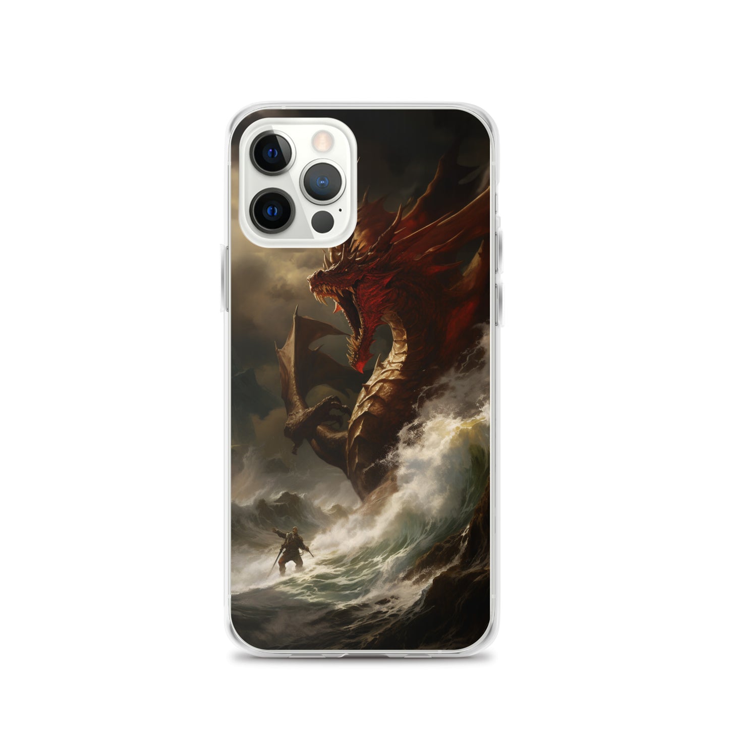 Dragon Battle iPhone Case