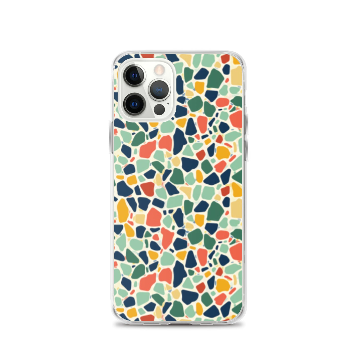 iPhone Case Colorful Retro Terrazzo Tile