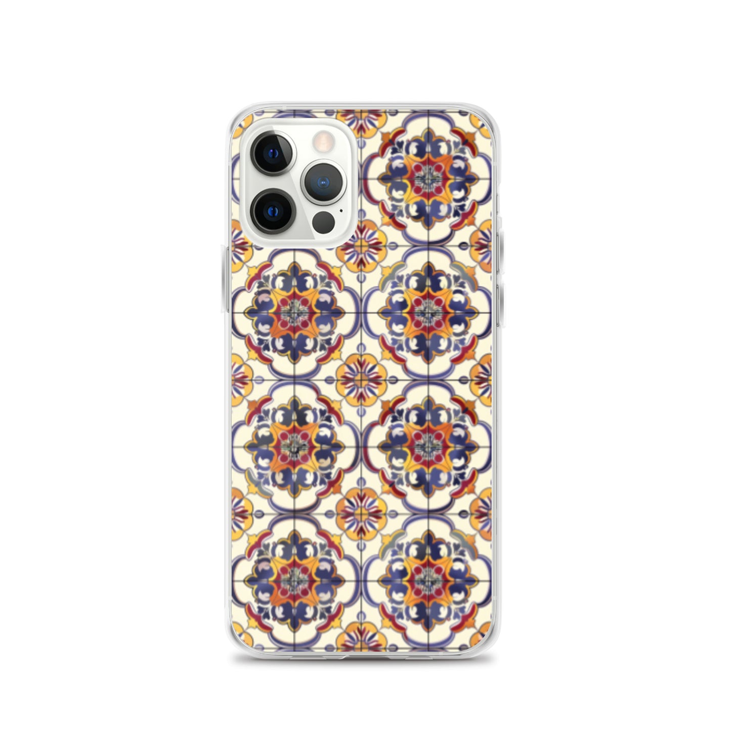iPhone Case Classic Victorian Tile Blue