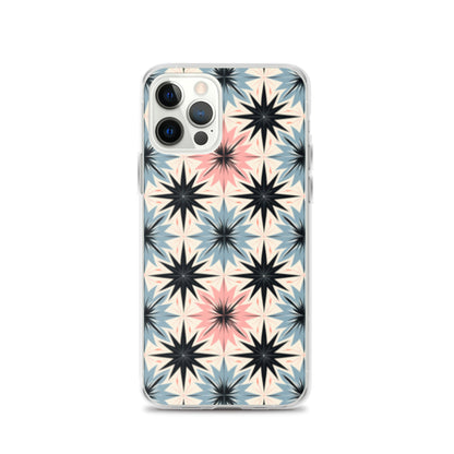 iPhone Case Pink and Blue Pastel Retro Stars