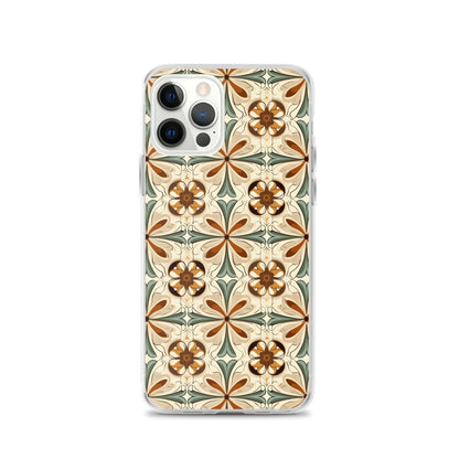 iPhone Case Ornate Leaves Tile