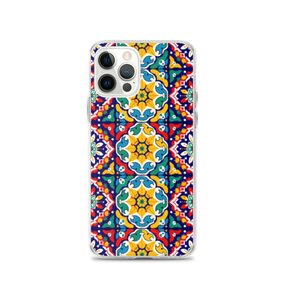 iPhone Case Talavera Tiles Red and Yellow