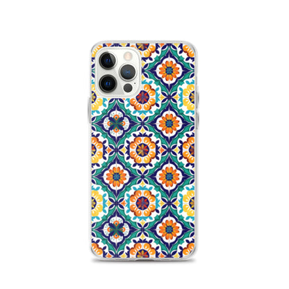 iPhone Case Talavera Tiles Green and Blue