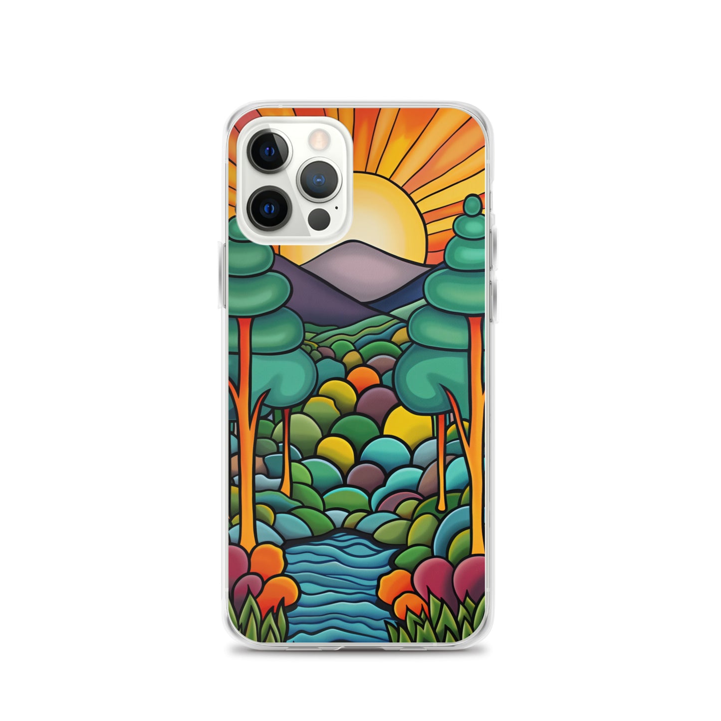 iPhone Case Arkley Sunrise over Mountains and Forest