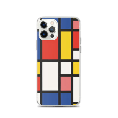 iPhone Case Colorful De Stijl