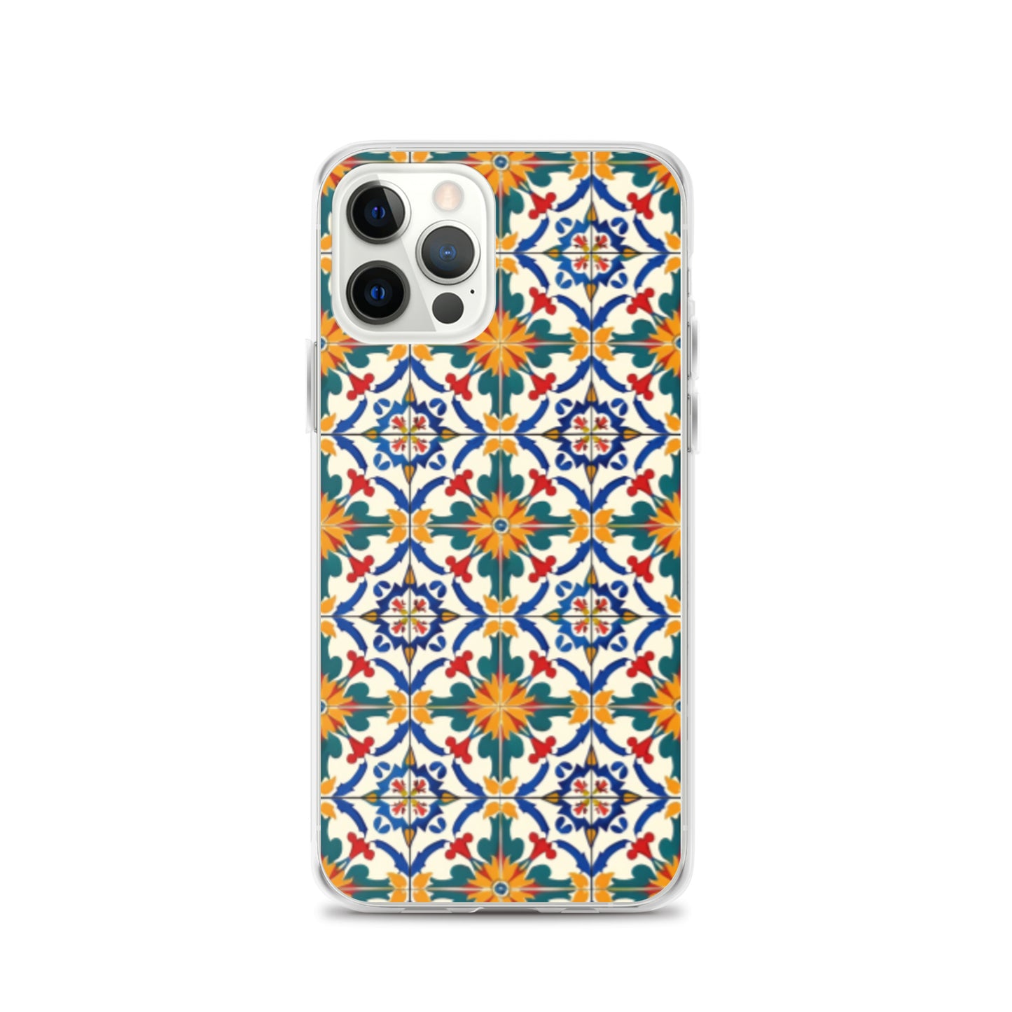 iPhone Case Colorful Yellow & Green Mediterranean Tiles