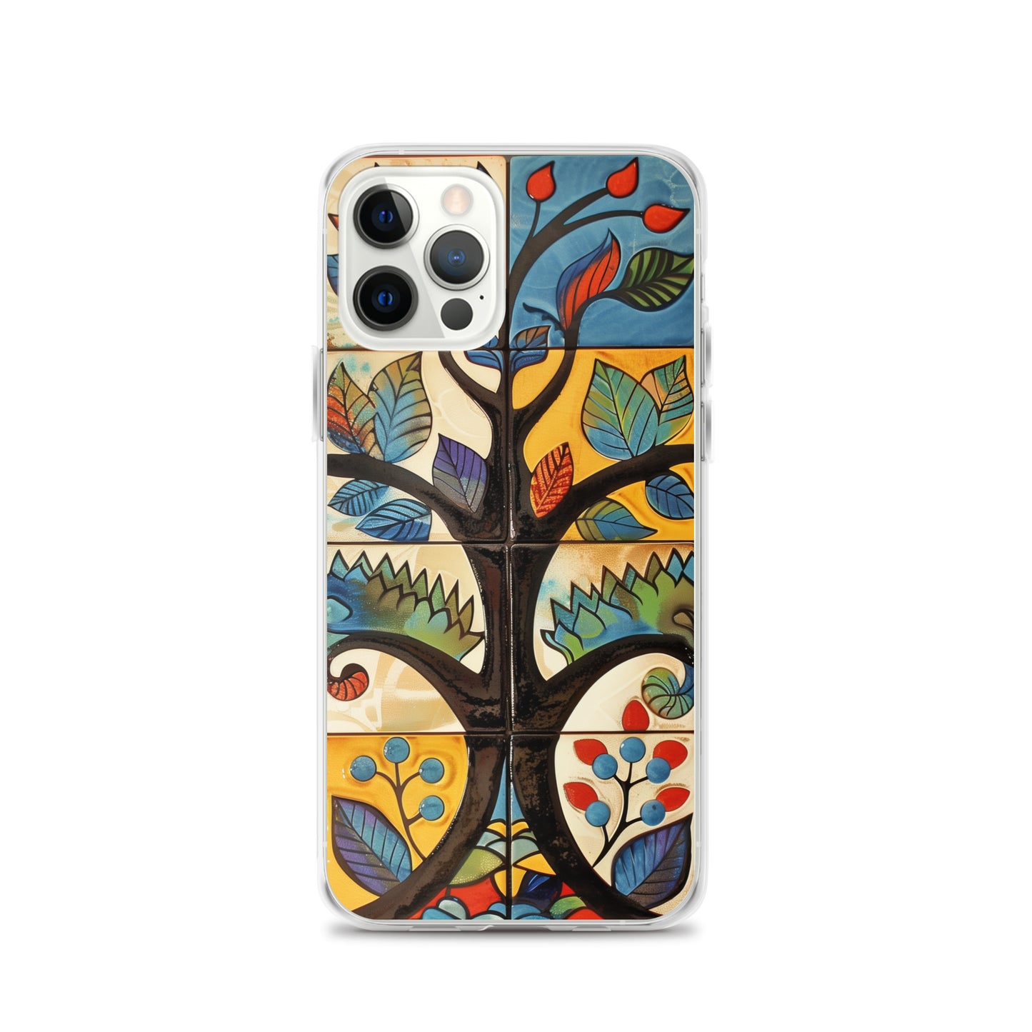 iPhone Case Colorful Tile Tree