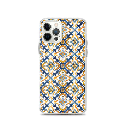 iPhone Case Colorful Spanish Tile Pattern