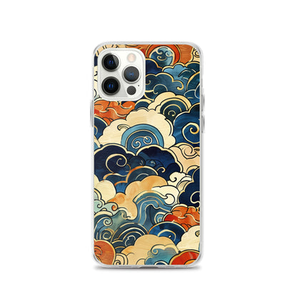 iPhone Case Stylized Clouds
