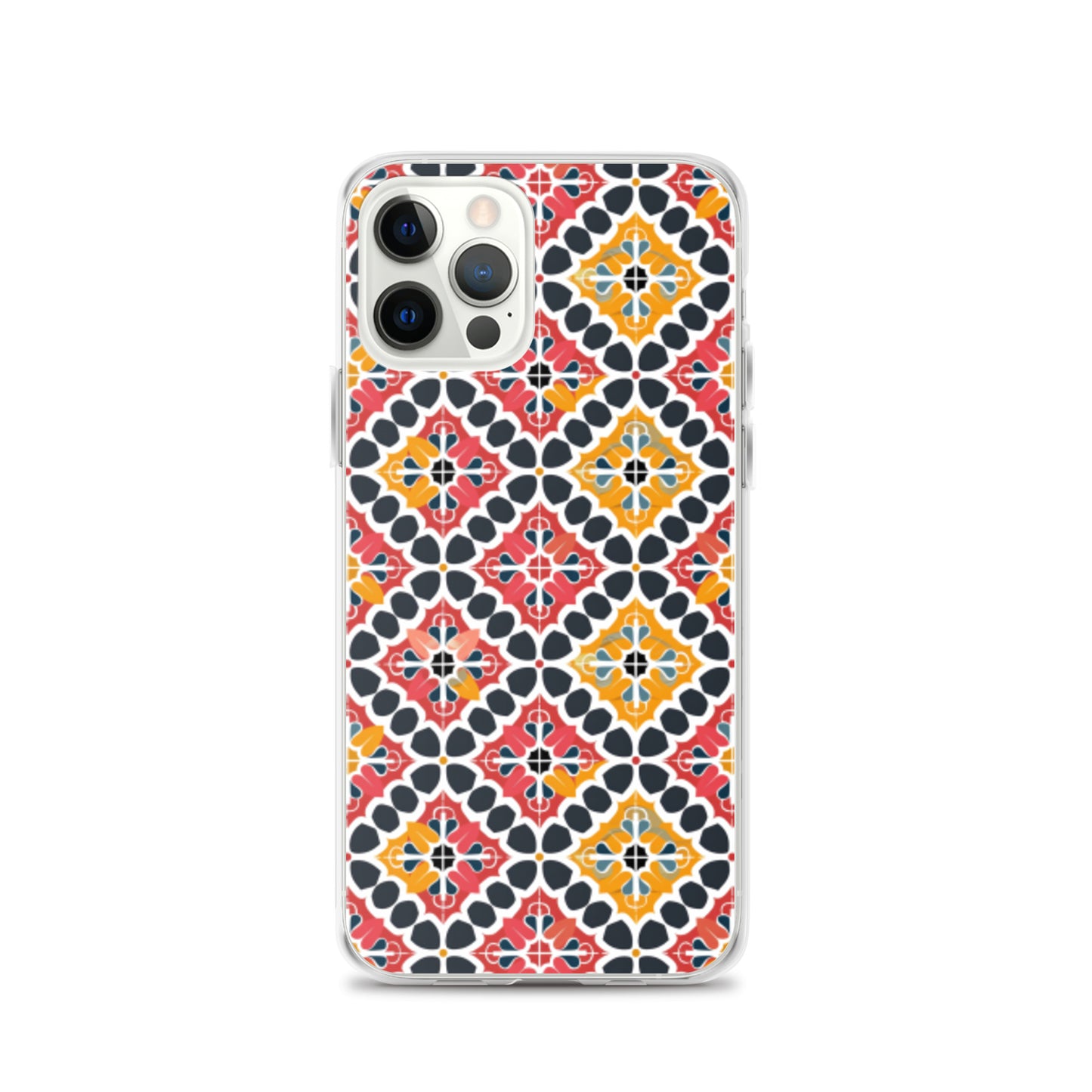 iPhone Case Colorful Spanish Quatrefoil Pattern