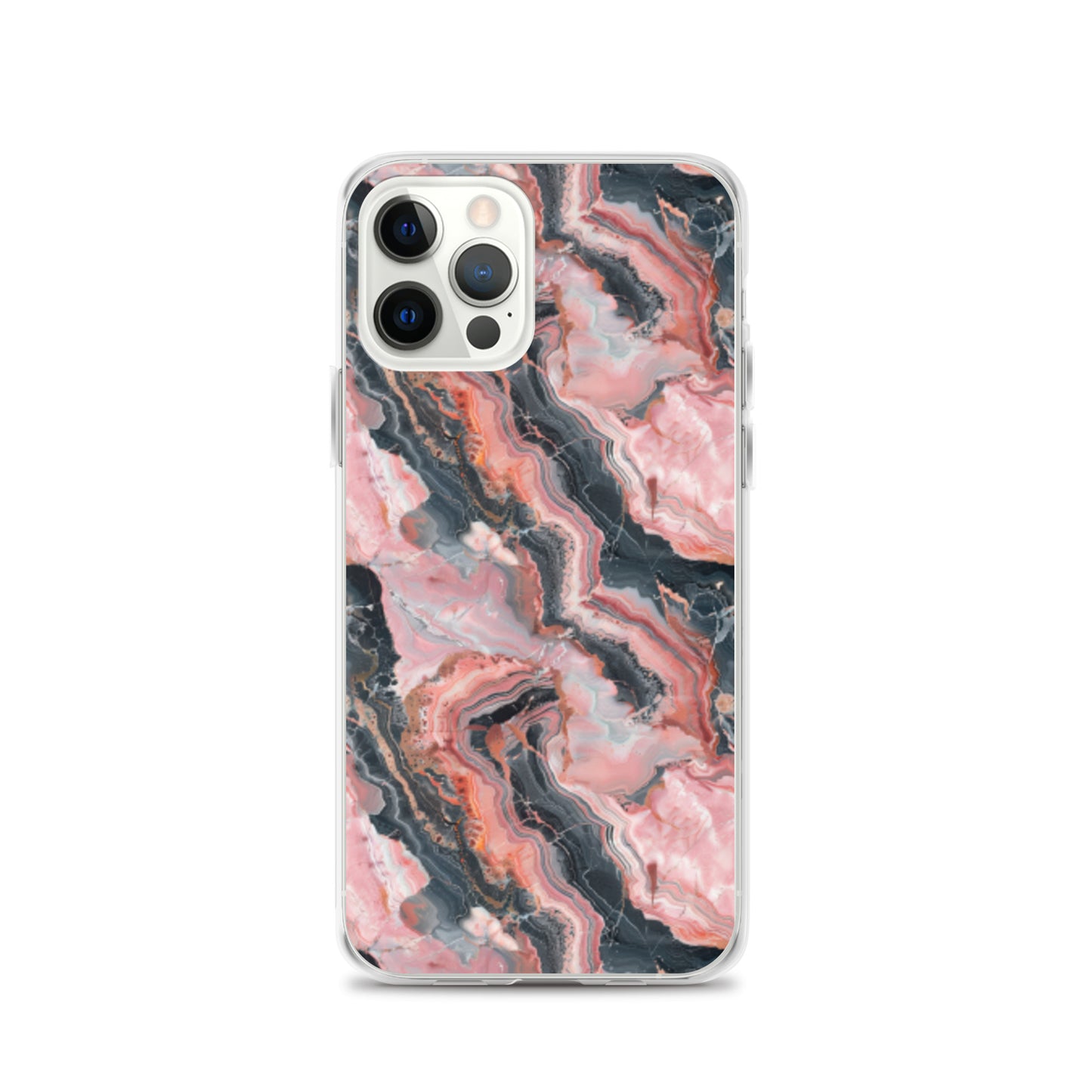 iPhone Case Pink Picasso Marble Pattern