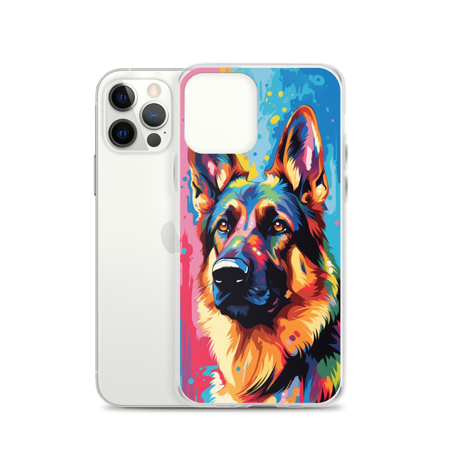 iPhone Case Painted German Shepherd