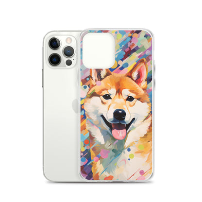 iPhone Case Painted Shiba Inu