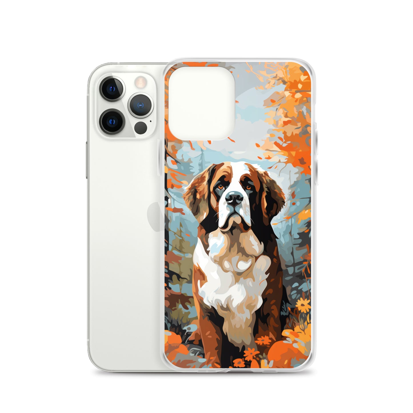 iPhone Case Painted St. Bernard