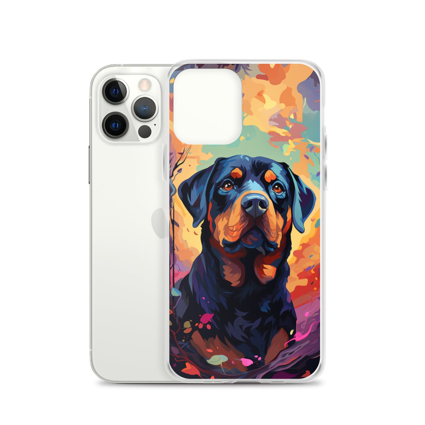 iPhone Case Painted Rottweiler