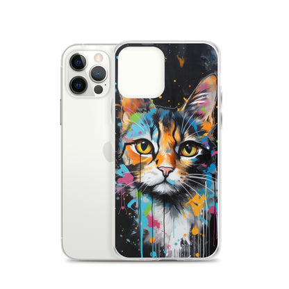 Graffiti Calico Cat iPhone Case