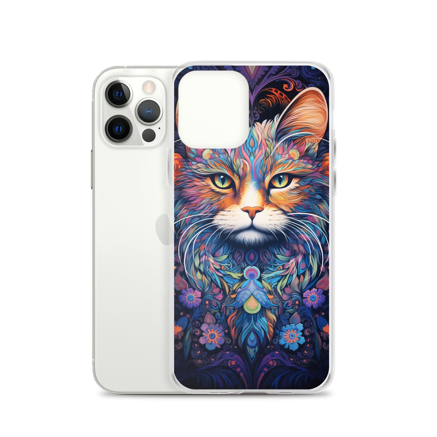 Psychedelic Cat #2 iPhone Case