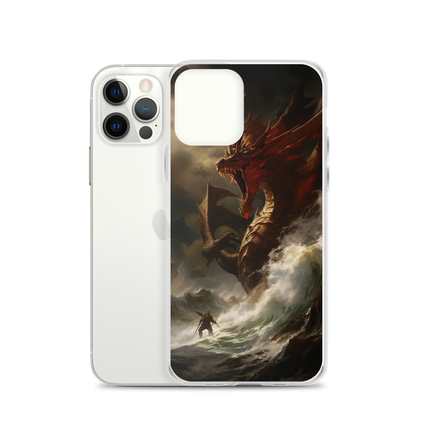 Dragon Battle iPhone Case