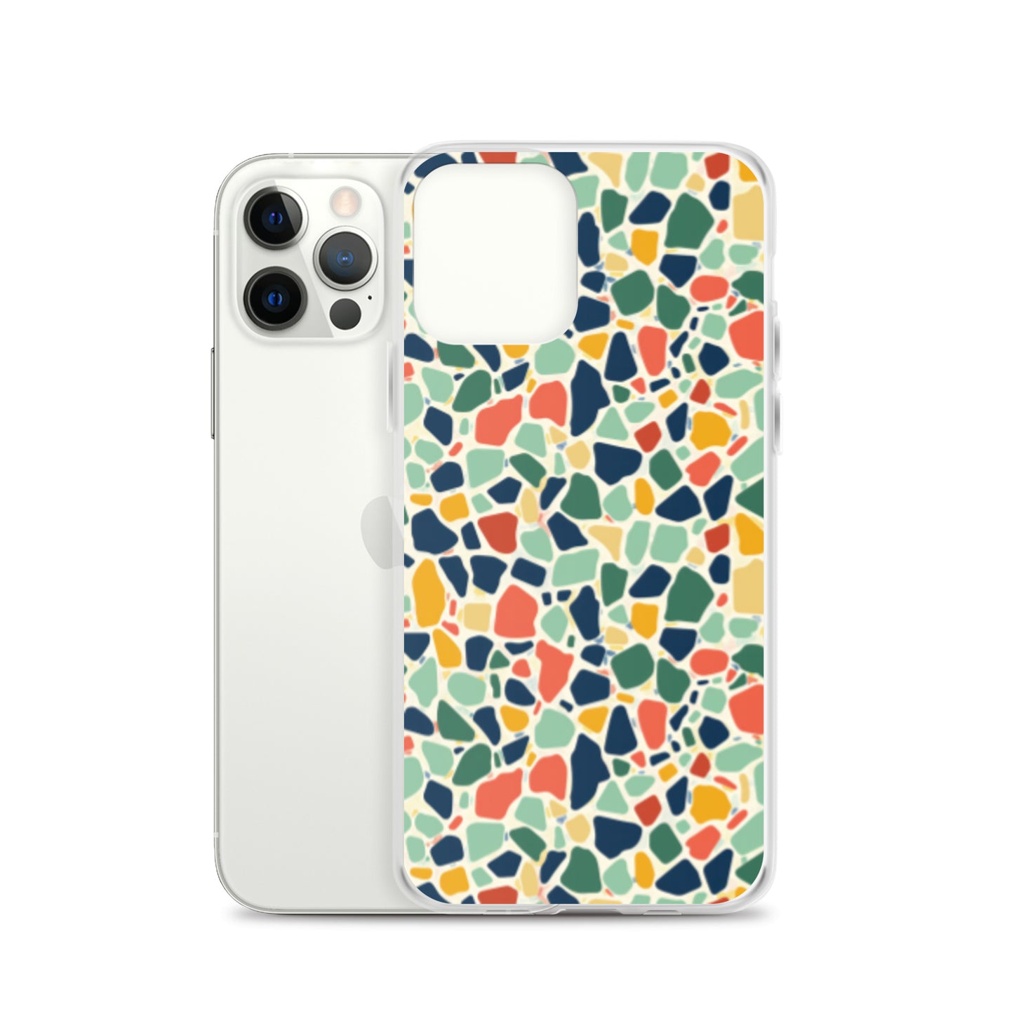 iPhone Case Colorful Retro Terrazzo Tile